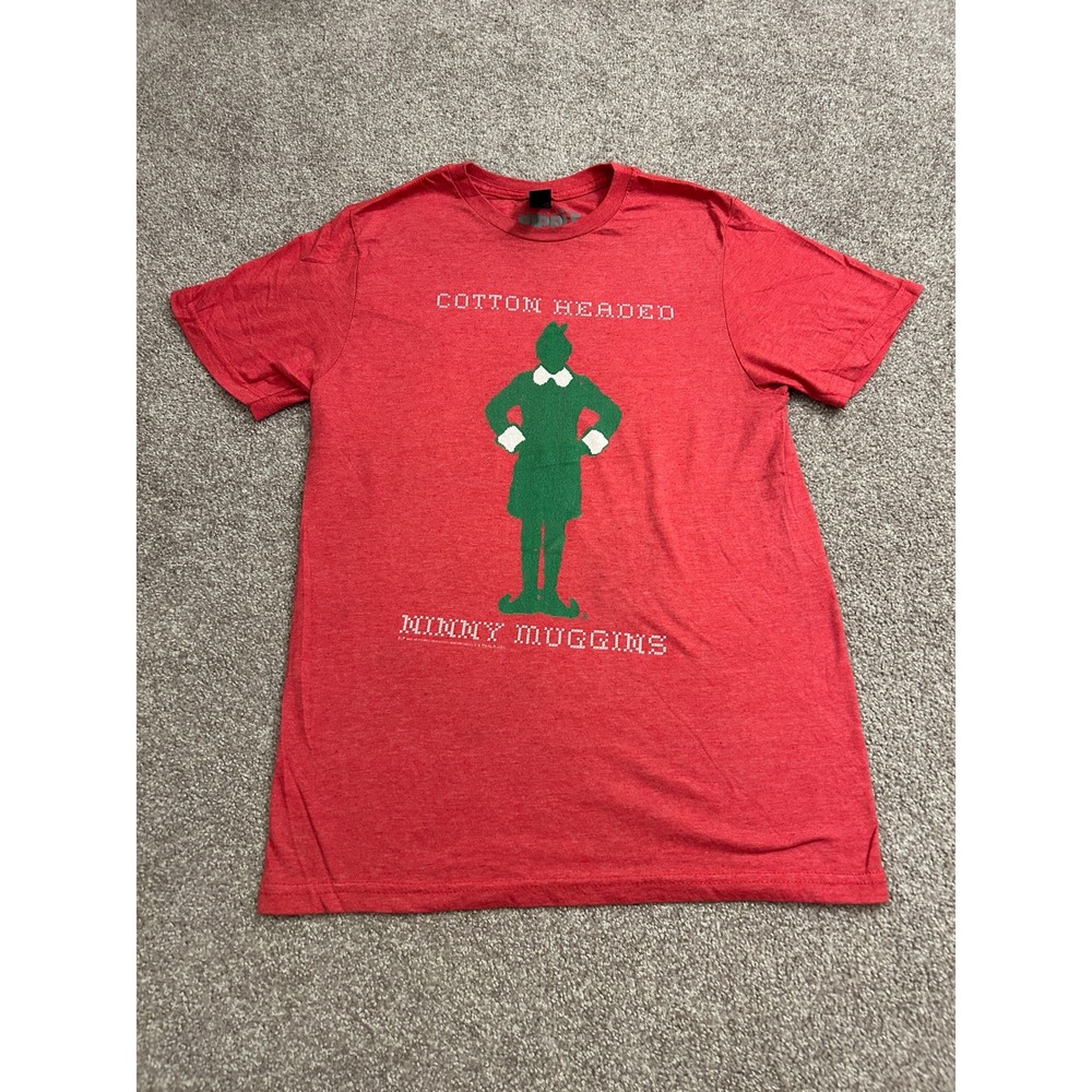 Ripple Elf Movie T-Shirt Men Small Red Excellent Cotton Headed Ninny Muggins